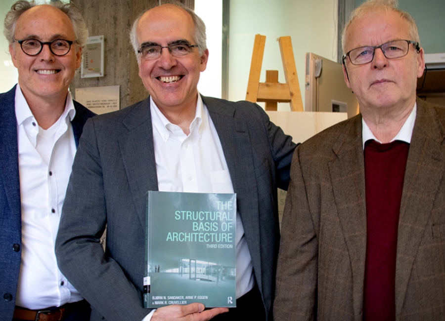 Bjørn N. Sandaker, Mark R. Cruvellier & Arne P. Eggen. Foto: AHO