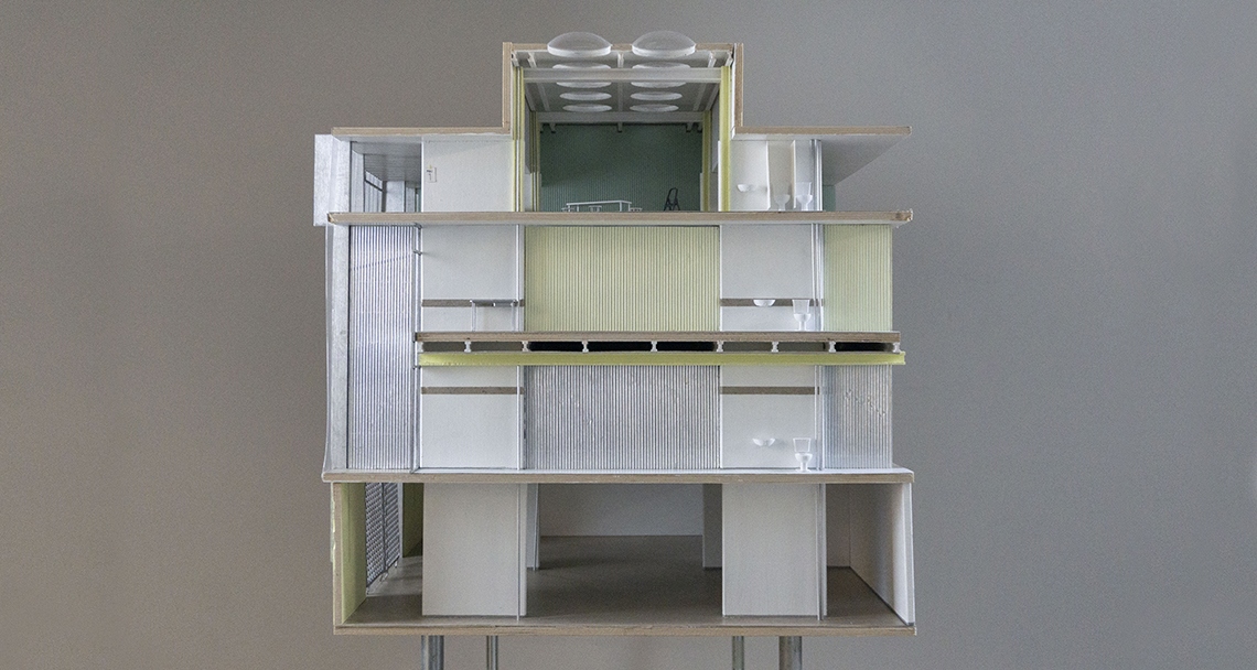 Photo of project model from the project "Parking housing: Inhabiting Sannergata 14"