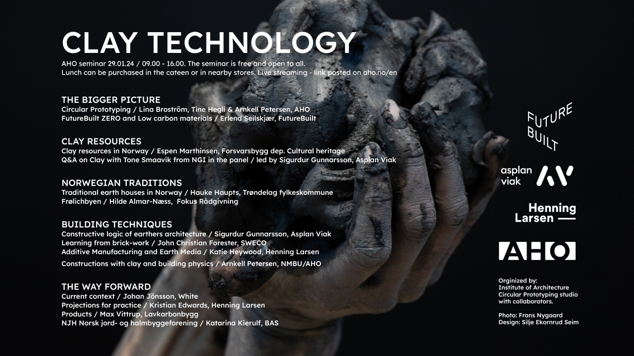Flyer for Clay technology seminar. 